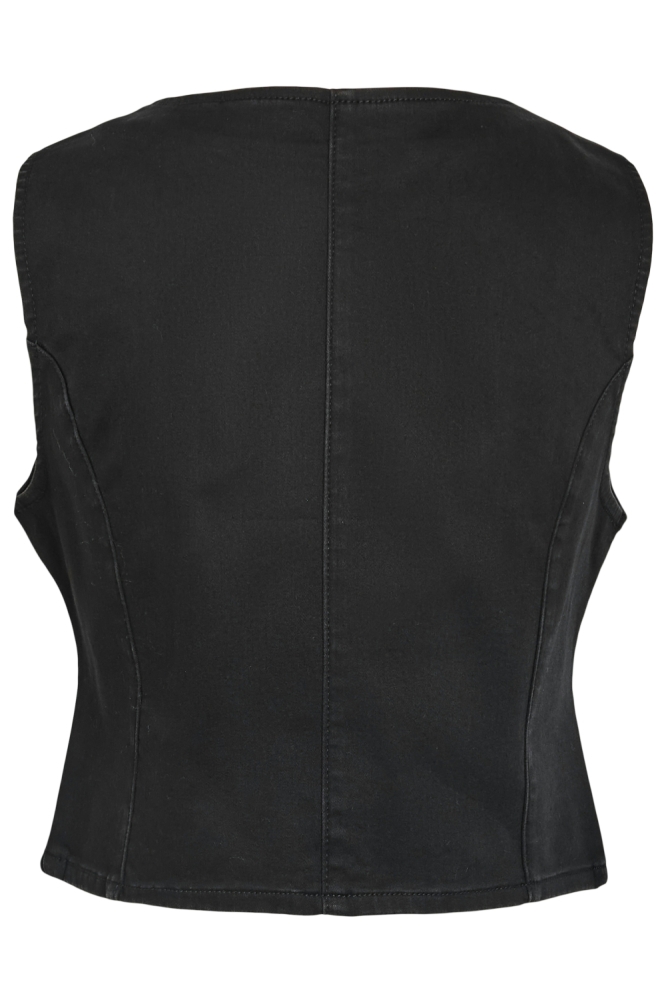 NMWILDA SHORT VEST 27034572 JET BLACK